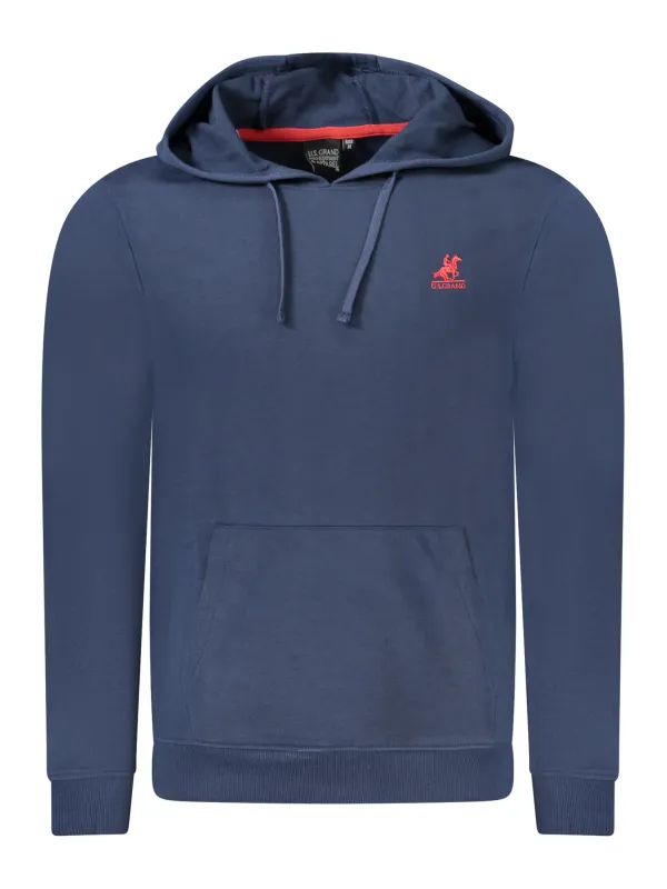 U.S. GRAND POLO Herren KAPUZEN-SWEATSHIRT Blau