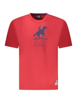 Miete das U.S. GRAND POLO Herren T-Shirt Rot in Flex-Fashion