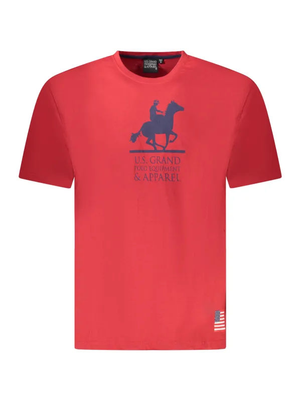 U.S. GRAND POLO Herren T-Shirt Rot | online kaufen