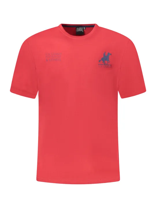 U.S. GRAND POLO Herren T-Shirt Rot | online kaufen