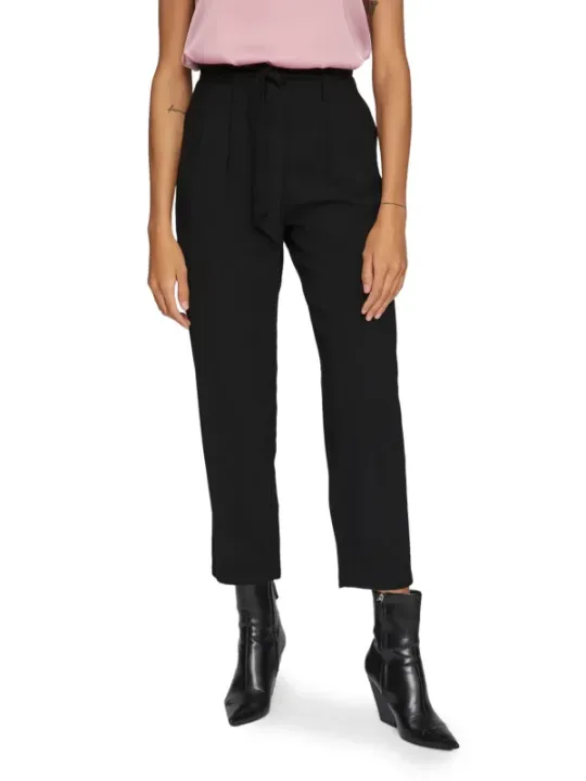 Dunkle graue cropped Tapered Hose