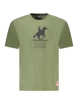 Grünes Herren T-Shirt mieten | U.S. GRAND POLO Verleih