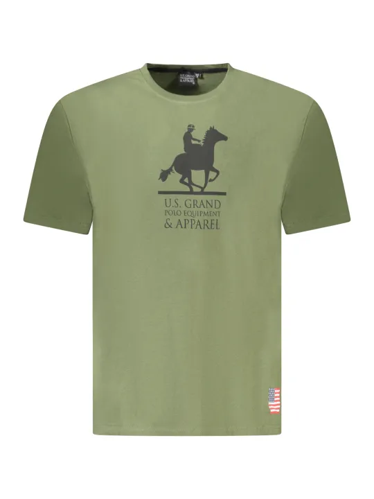 U.S. GRAND POLO Herren T-Shirt Grün | online kaufen