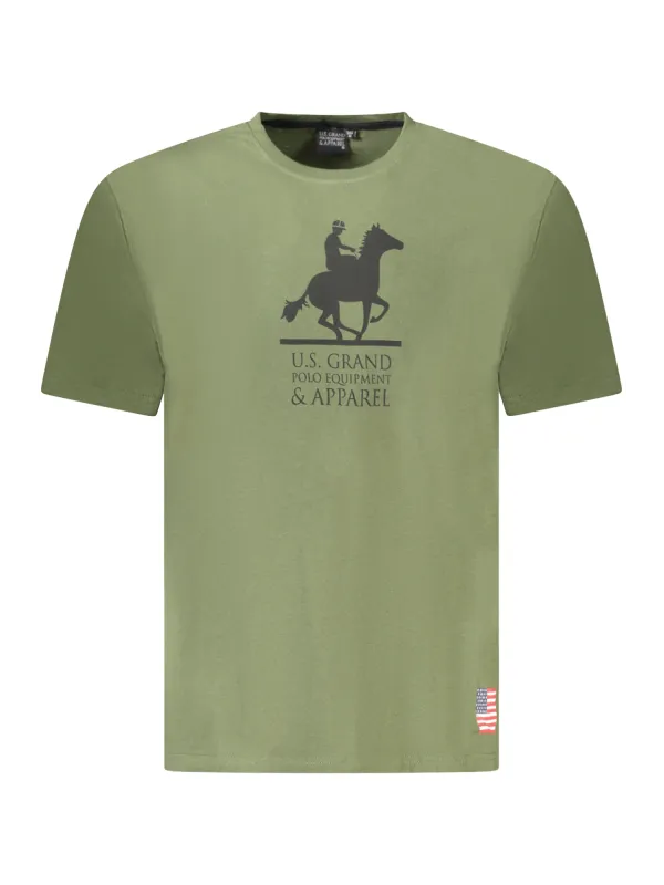 U.S. GRAND POLO Herren T-Shirt Grün | online kaufen