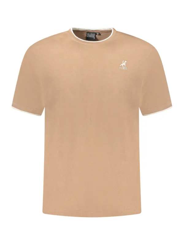 U.S. GRAND POLO Herren T-Shirt Braun | online kaufen