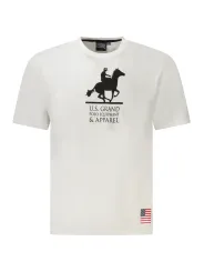U.S. GRAND POLO Herren T-Shirt Weiß | online kaufen