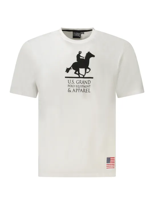 U.S. GRAND POLO Herren T-Shirt Weiß | online kaufen