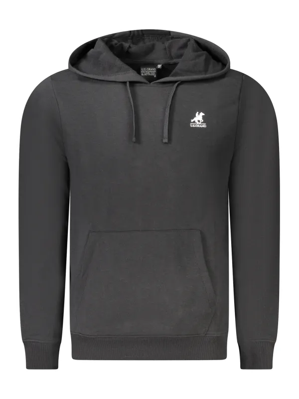 U.S. GRAND POLO Herren KAPUZEN-SWEATSHIRT Schwarz