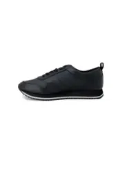 Schwarze Calvin Klein Ledersneakers