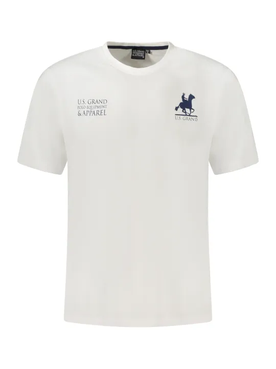 U.S. GRAND POLO Herren T-Shirt Weiß | online kaufen