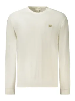 Calvin Klein Herren Langarmshirt Weiß mieten - Flex-Fashion