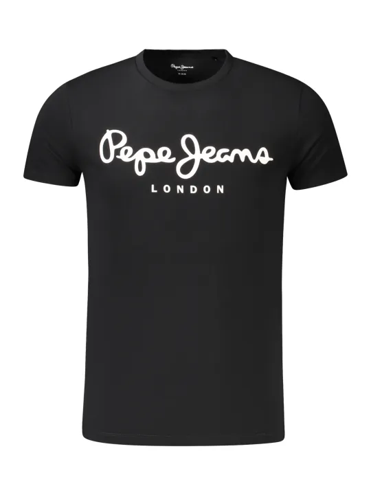 Pepe Jeans Herren KURZARM-T-SHIRT Schwarz | online kaufen