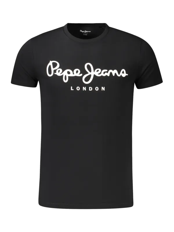 Pepe Jeans Herren KURZARM-T-SHIRT Schwarz | online kaufen