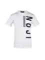 Weißes Dsquared2 Logo Baumwoll T-Shirt