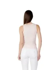 Rosa Guess ärmelloses, tailliertes Tanktop