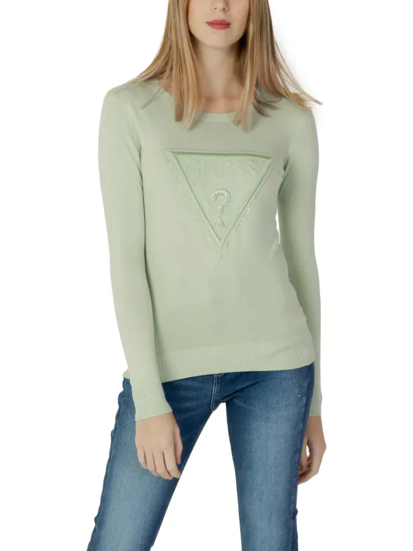 Grüner Guess Damen Strickpullover