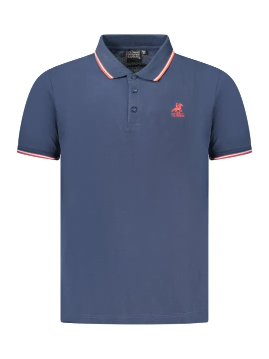 U.S. GRAND POLO Herren Poloshirt Blau | online kaufen