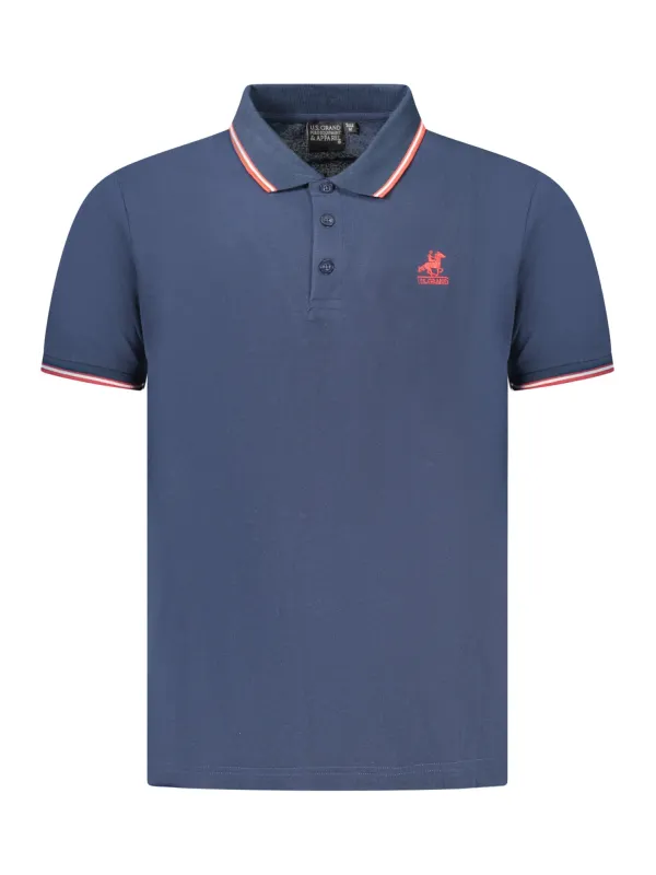 U.S. GRAND POLO Herren Poloshirt Blau | online kaufen
