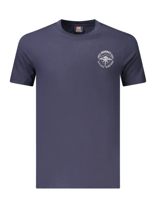 NORWAY 1963 Herren KURZARM-T-SHIRT Blau | online kaufen