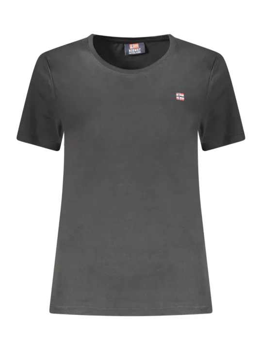 NORWAY 1963 Damen KURZARM-T-SHIRT Schwarz | online kaufen