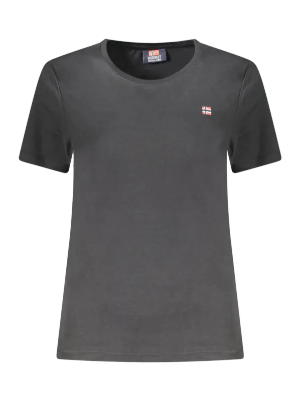 NORWAY 1963 Damen KURZARM-T-SHIRT Schwarz | online kaufen