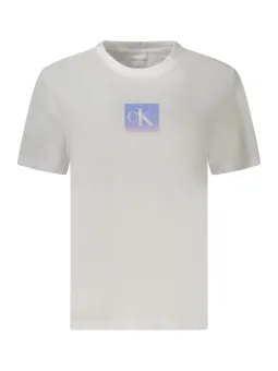 Calvin Klein Damen T-Shirt Weiß mieten | Flex-Fashion