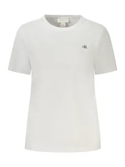 Calvin Klein Damen KURZARM-T-SHIRT Weiß | online kaufen