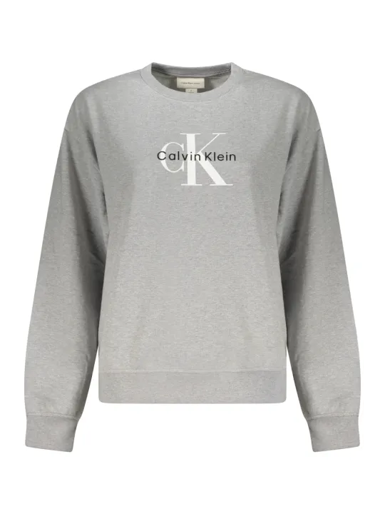 Calvin Klein Damen LANGARM-SWEATSHIRT Grau | online kaufen