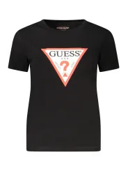 GUESS JEANS Damen T-SHIRT Schwarz | online kaufen