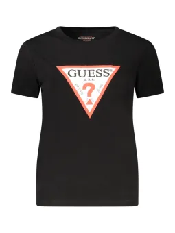 GUESS JEANS Damen T-SHIRT Schwarz | online kaufen