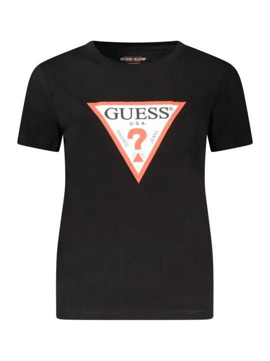 GUESS JEANS Damen T-SHIRT Schwarz | online kaufen