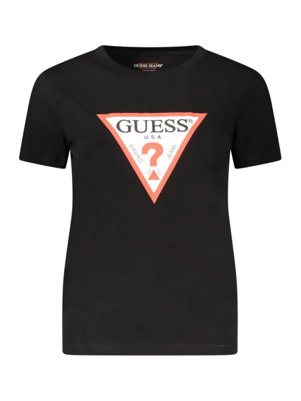 GUESS JEANS Damen T-SHIRT Schwarz | online kaufen