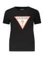 GUESS JEANS Damen T-SHIRT Schwarz | online kaufen