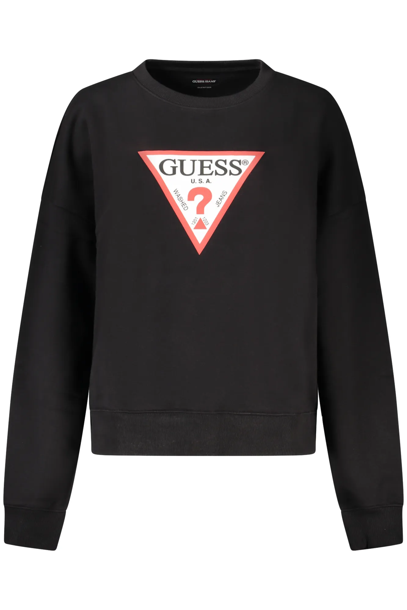 Damen LANGARM-SWEATSHIRT Schwarz W4YQ00KC811_NEJBLK