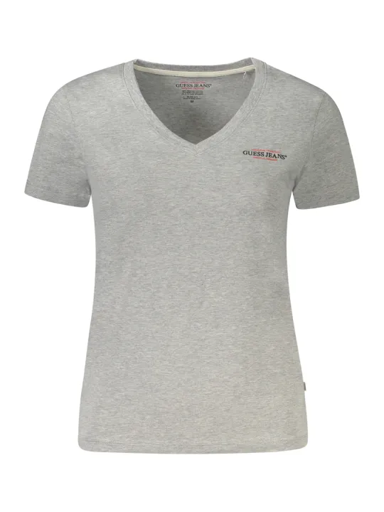 GUESS JEANS Damen KURZARM-T-SHIRT Grau | online kaufen