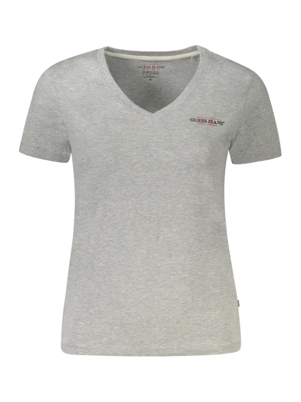 GUESS JEANS Damen KURZARM-T-SHIRT Grau | online kaufen