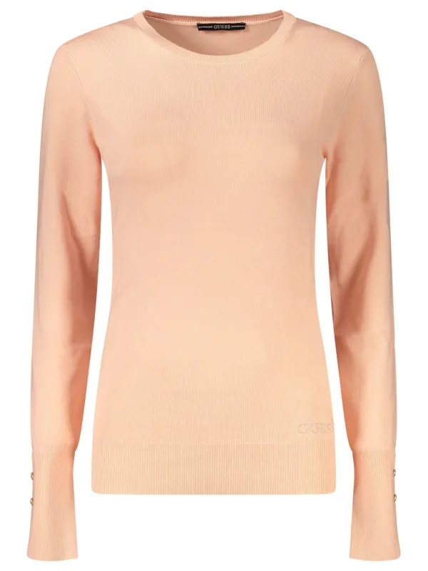 GUESS JEANS Damen LANGARMPULLOVER Rosa | online kaufen