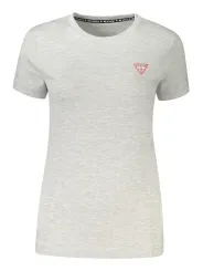 GUESS JEANS Damen KURZARM-T-SHIRT Grau | online kaufen