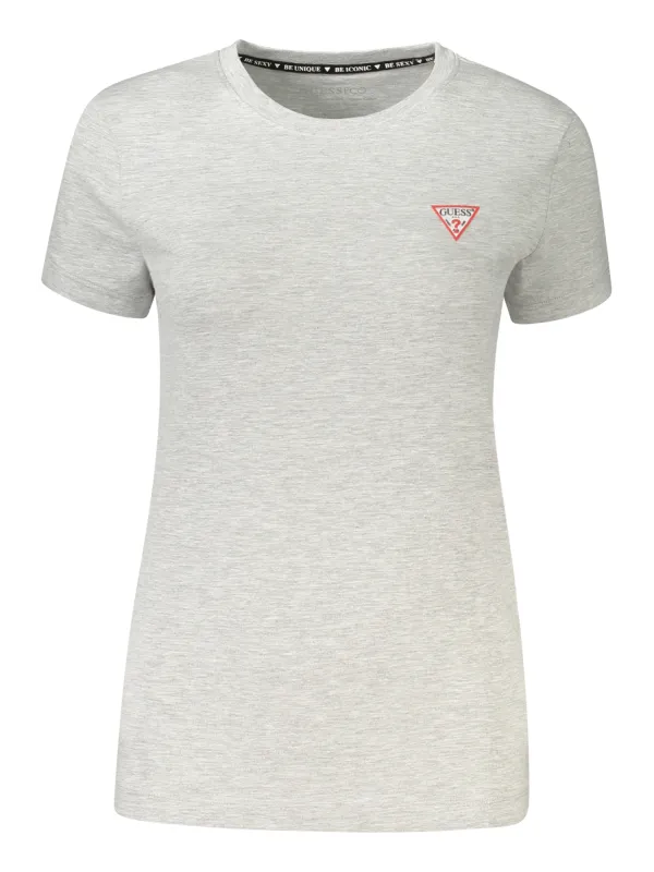 GUESS JEANS Damen KURZARM-T-SHIRT Grau | online kaufen