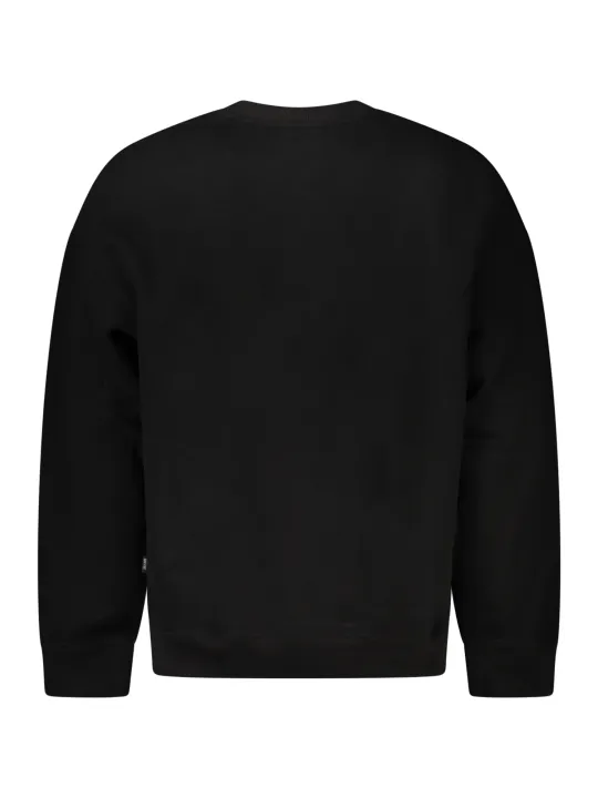 GUESS JEANS Herren LANGARM-SWEATSHIRT Schwarz