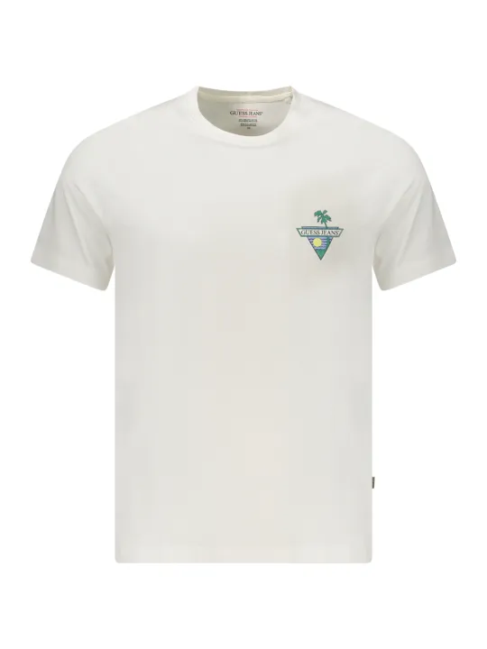 GUESS JEANS Herren KURZARM-T-SHIRT Weiß | online kaufen