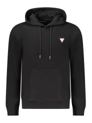 GUESS JEANS Herren LANGARM-SWEATSHIRT Schwarz