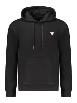 GUESS JEANS Herren LANGARM-SWEATSHIRT Schwarz