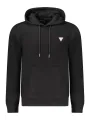 GUESS JEANS Herren LANGARM-SWEATSHIRT Schwarz