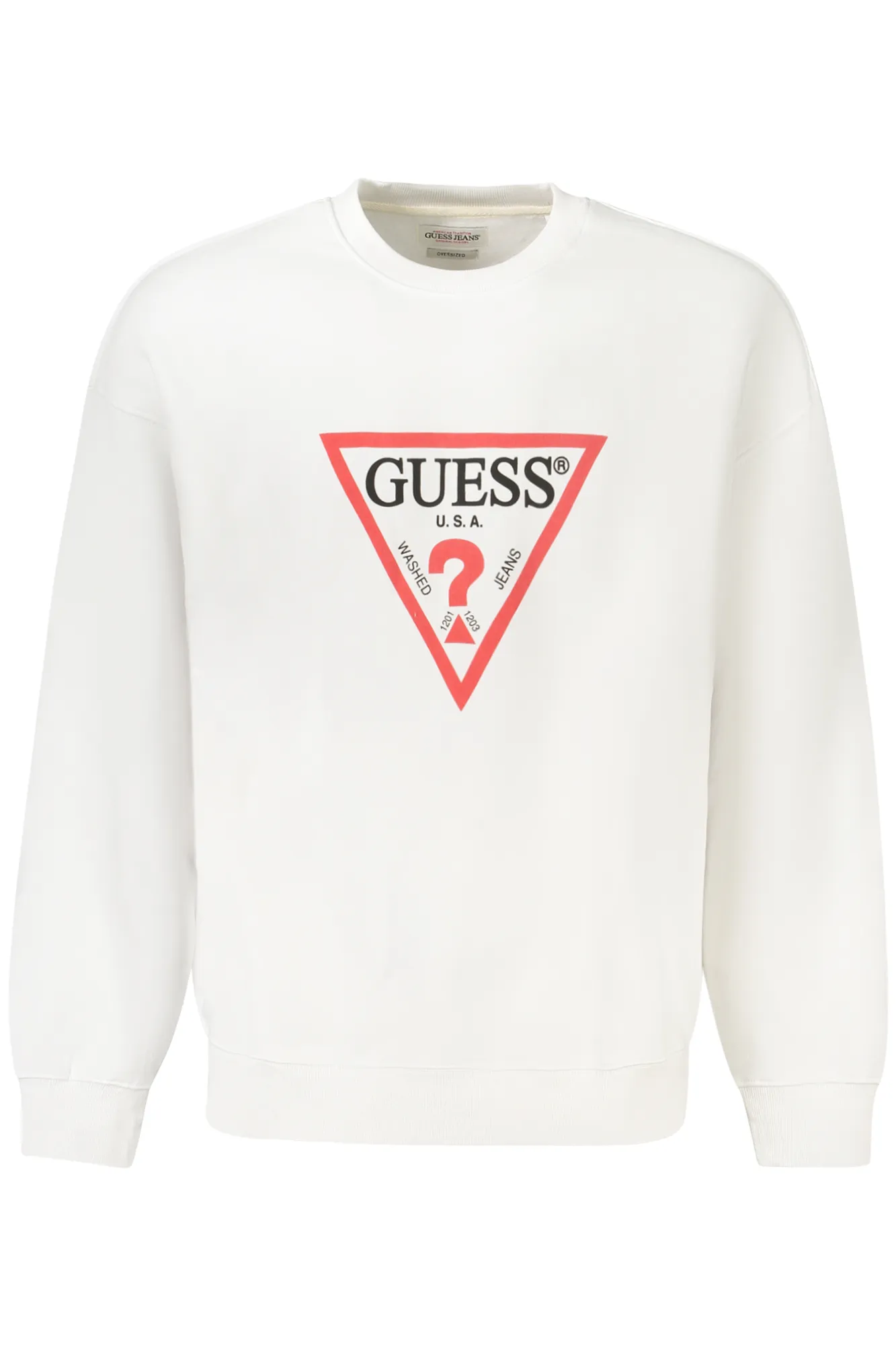 Herren LANGARM-SWEATSHIRT Weiß M4YQ21K9V31_BIG011