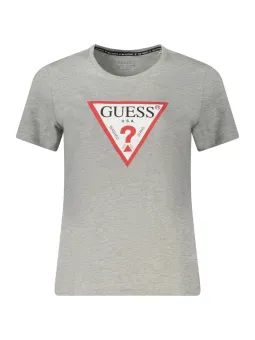 GUESS JEANS Damen T-Shirt Grau mieten - Flex-Fashion Verleih