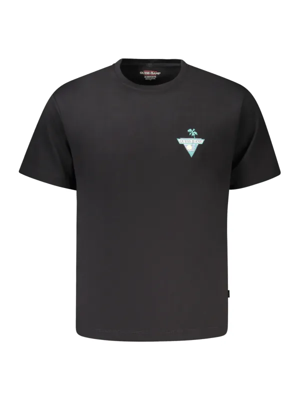 GUESS JEANS Herren KURZARM-T-SHIRT Schwarz | online kaufen