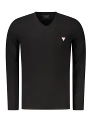GUESS JEANS Herren LANGARM-T-SHIRT Schwarz | online kaufen