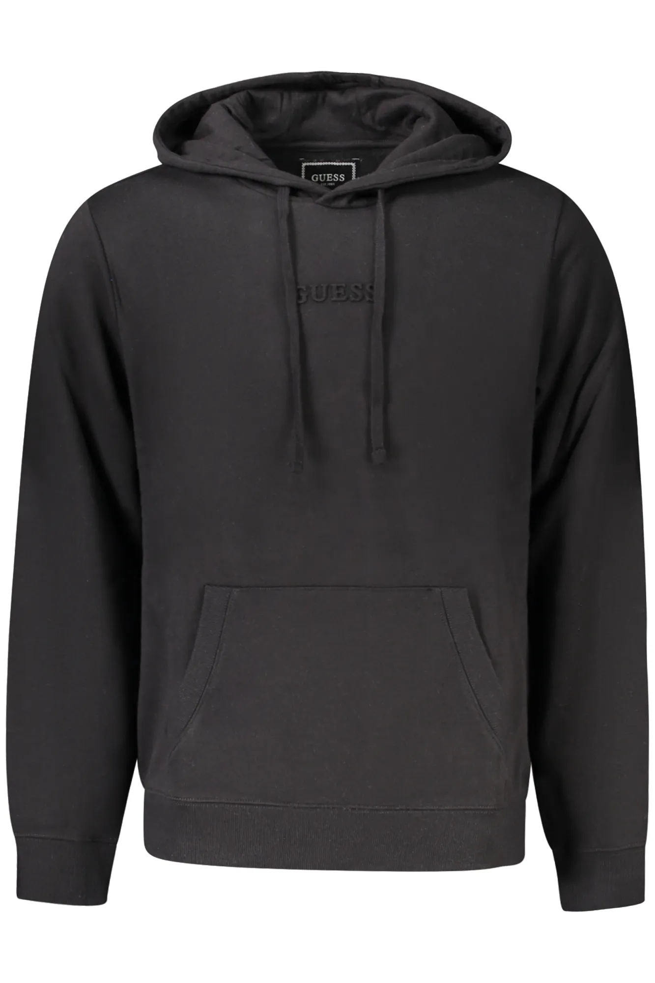 Herren LANGARM-KAPUZENPULLOVER Schwarz M4BQ45K9YH1_NEJBLK