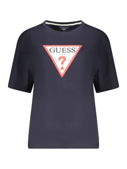GUESS Damen T-Shirt Blau mieten - Flex-Fashion Verleih